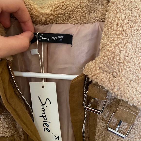 Simplee Teddy Jacket - Picture 5 of 6